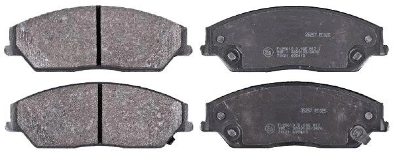 Image of A.B.S. 35257 Brake pad set with acoustic wear warning Brake Pad Set,disc brake (402)