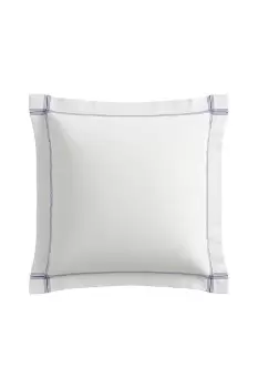 image of 'Voyaging Koi' Embroidered Square Pillowcase