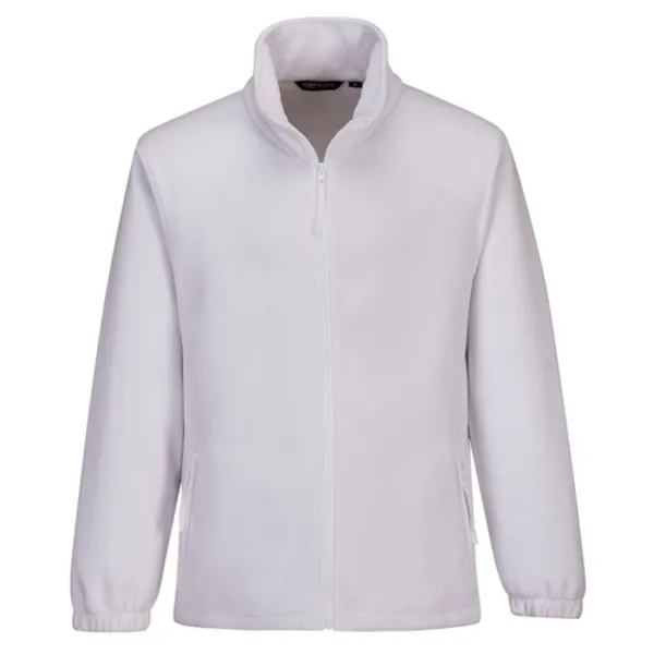 Image of Portwest Mens Aran Fleece F205WHRL Colour: White