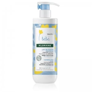 image of Klorane Bebe Calendula No Rinse Cleansing Milk For Normal And Dry Skin 500ml