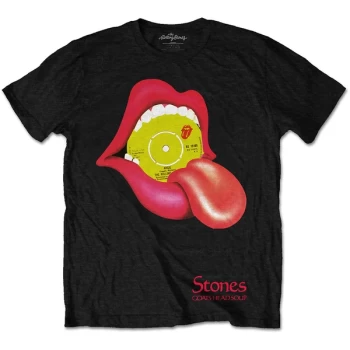 Image of The Rolling Stones - Angie - Goats Head Soup Unisex Large T-Shirt - Black
