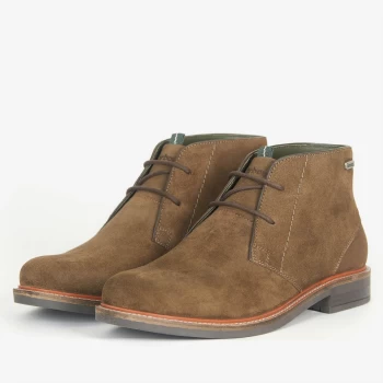 Image of Barbour Mens Readhead Suede Desert Boots - Olive - UK 10