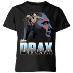 image of Avengers Drax Kids T-Shirt - Black - 11-12 Years