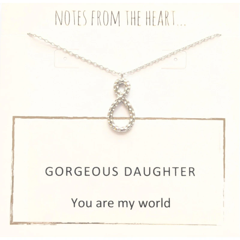 Image of Notes From The Heart NFTH GORGEOUS DAUGHTER Silver unisex one size