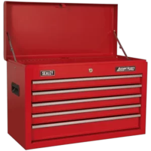 image of Sealey American Pro 5 Drawer Tool Chest Red