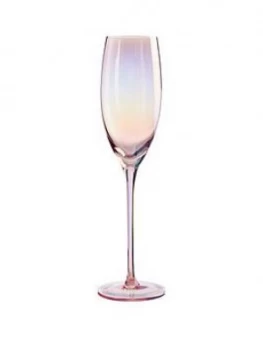 image of Premier Housewares Frosted Deco Champagne Glass Set Of 4