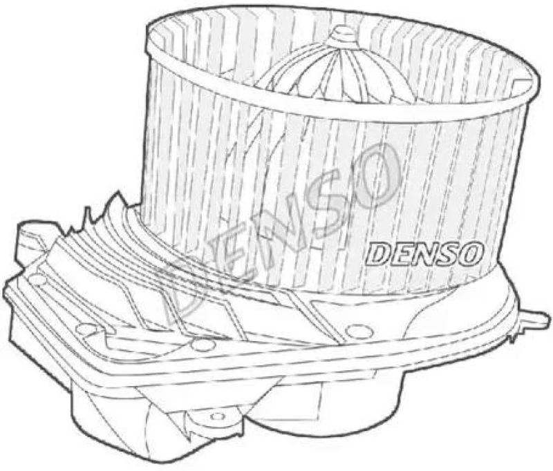 Image of DENSO DEA02003 Blower Motor for left-hand drive vehicles, with resistor Interior Blower (2669)
