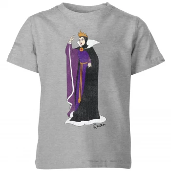 Image of Disney Snow White Queen Classic Kids T-Shirt - Grey - 3-4 Years