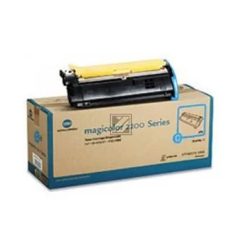 image of Konica Minolta 171-0471-004 Cyan Laser Toner Ink Cartridge