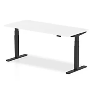 Image of Dynamic Left Hand Desk Impulse HAS188BWHT Corner Desk MFC 1400 mm x 800 mm x 730 mm Oak