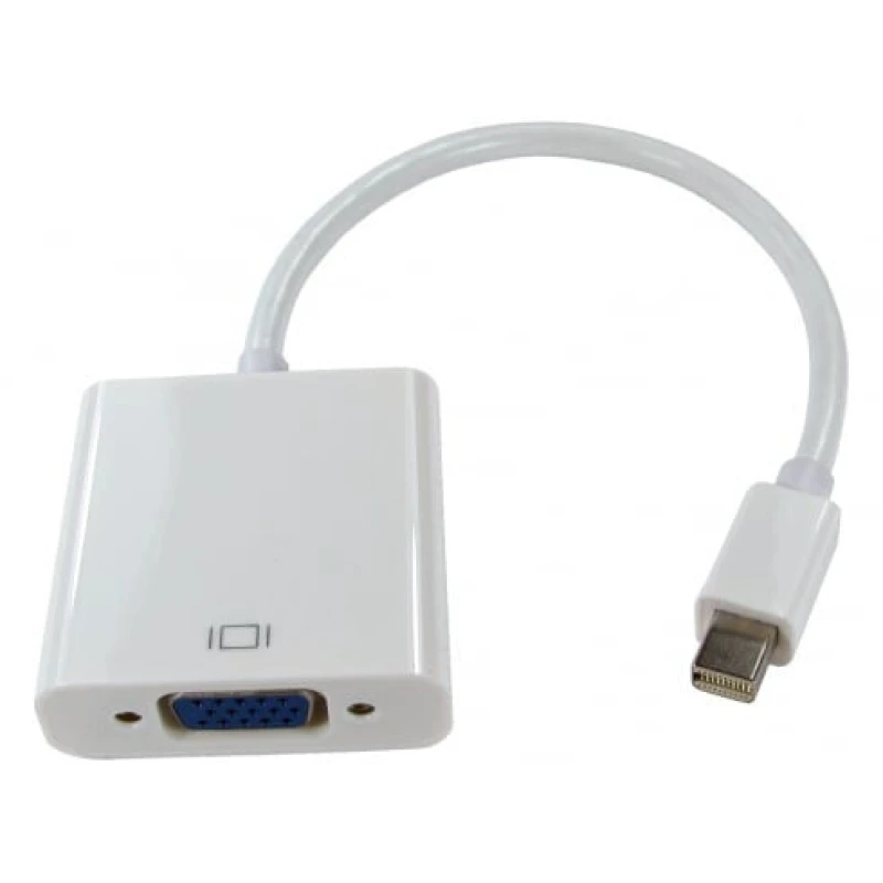 Image of Spire Mini DisplayPort to VGA Converter White