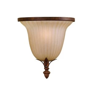Image of 1 Light Indoor Wall Light Aged Tortoise Shell, E14