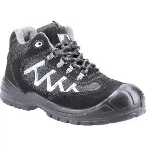 Image of Amblers Unisex Adult 255 Suede Safety Boots (10.5 UK) (Black)