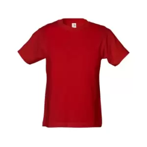 Image of Tee Jays Boys Power Tee (12-14 Years) (Red)