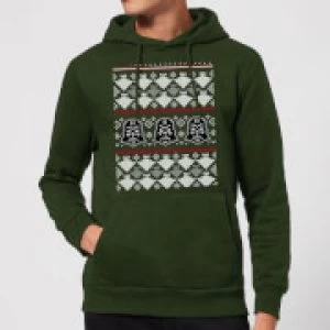 image of Star Wars Imperial Darth Vader Christmas Hoodie - Forest Green - L