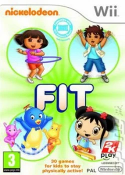 image of Nickelodeon Fit Nintendo Wii Game