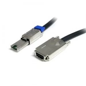 Image of StarTech.com 1m External Serial Attached SCSI SAS Cable - SFF-8470 to SFF-8088
