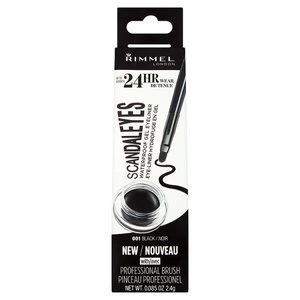 image of Rimmel Scandalyes Waterproof Gel Liner Black