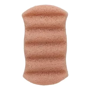 image of The Konjac Sponge Company 6 Wave Bath Sponge With Pink Clay