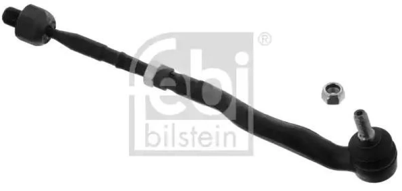 Image of FEBI BILSTEIN 100107 Tie Rod OE Turbo NEW, Front Axle Right, with lock nut Rod Assembly (284)