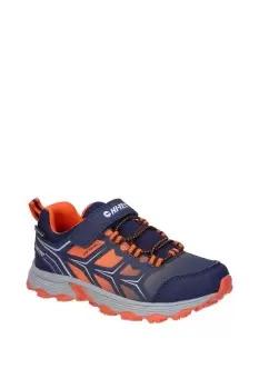 Image of Hi Tec Scooby Low Boots Male Naval Academy/Red Orange/Sleet UK Size 1