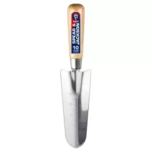 Image of Spear and Jackson Neverbend Stainless Steel Hand Transplanting Trowel