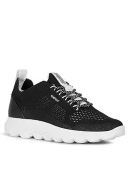 Image of Geox Spherica Trainers - Black, Size 4, Women