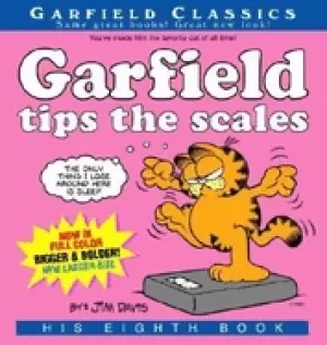 Image of garfield tips the scales his 8th book