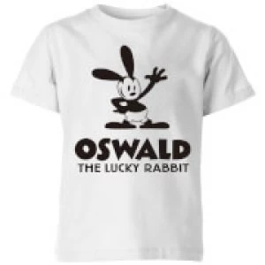 Image of Disney Oswald The Lucky Rabbit Kids T-Shirt - White - 11-12 Years