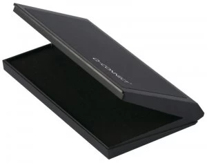 Image of Qconnect Large Stamp Pad Metal Case Blk