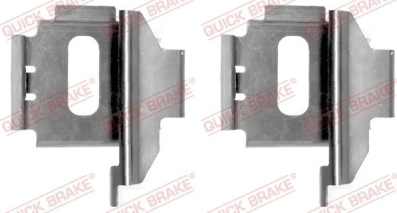 Image of QUICK BRAKE Brake pad fitting kit QUICK BRAKE 109-1283