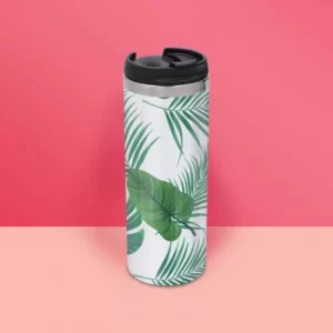 Image of Botanical Print Stainless Steel Travel Mug