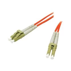 Image of C2G 1m LC/LC LSZH Duplex 62.5/125 Multimode Fibre Patch Cable - Orange