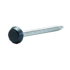 Image of Wickes PVCu Black Fascia Fixing Nails 50mm Pack 50