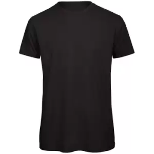 Image of B&C Mens Favourite Organic Cotton Crew T-Shirt (3XL) (Black)