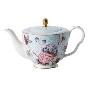 Image of Wedgwood Cuckoo large teapot blue Blue
