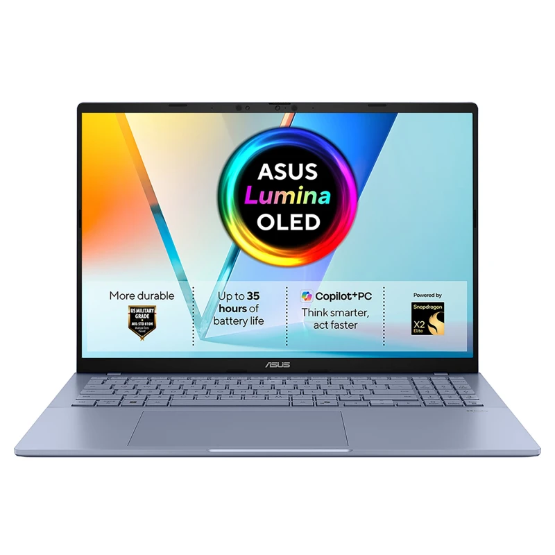 Image of ASUS Vivobook S16 S3607NA-SH002W Snapdragon X2E-88-100 Laptop 40.6 cm