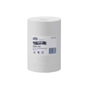 image of TORK Paper roll, pack of 11, brilliant white tissue, C.T.T. grade, 2-ply, perforated