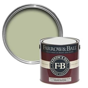 Image of Farrow & Ball Modern Cooking apple green No. 32 Matt Emulsion Paint 2.5L