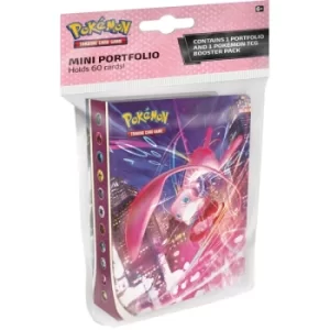 Image of Pokemon TCG: Sword & Shield 8 Fusion Strike Mini Portfolio With Booster