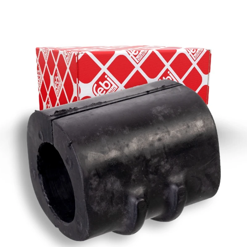 Image of FEBI BILSTEIN 10857 Stabilizer Bushes Front Axle, Rubber Rubber Anti-roll Bar Bush Kit (1334)