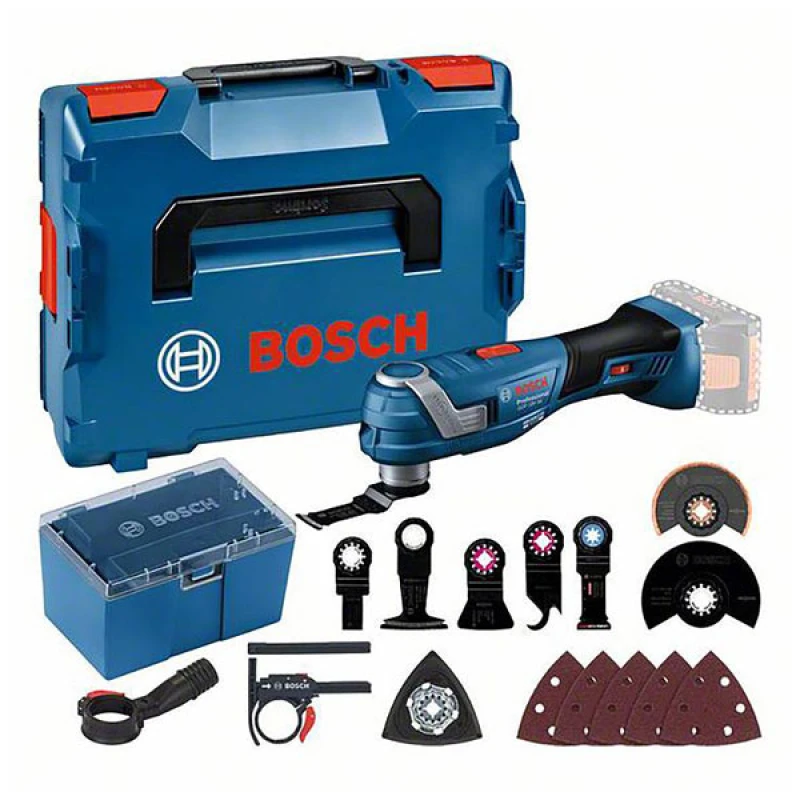 Image of Bosch 18V Professional Gop 18V-34 Cordless Multitool Starlock Lboxx + Accessory