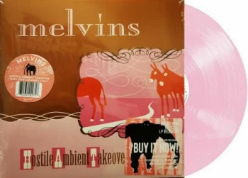 Image of Melvins Hostile Ambient Takeover - Baby Pink Vinyl - Sealed 2021 USA vinyl LP IPC227LP
