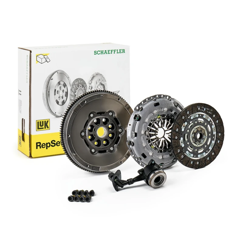 Image of LuK 600 0047 00 Clutch without pilot bearing, Dual-mass flywheel with friction control plate Clutch Kit (479)