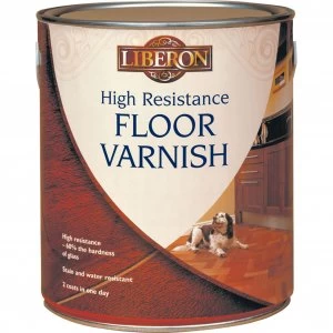 image of Liberon High Resistance Floor Varnish 2.5l Clear Matt