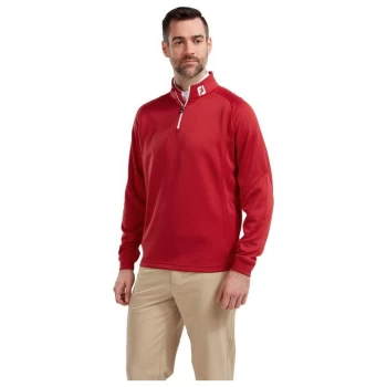 Image of Footjoy Chillout Pull Over Mens - Red