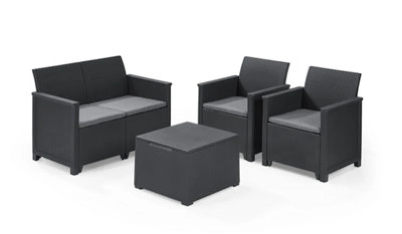 Image of Keter Emma 2 Seat Set, Grey 247486