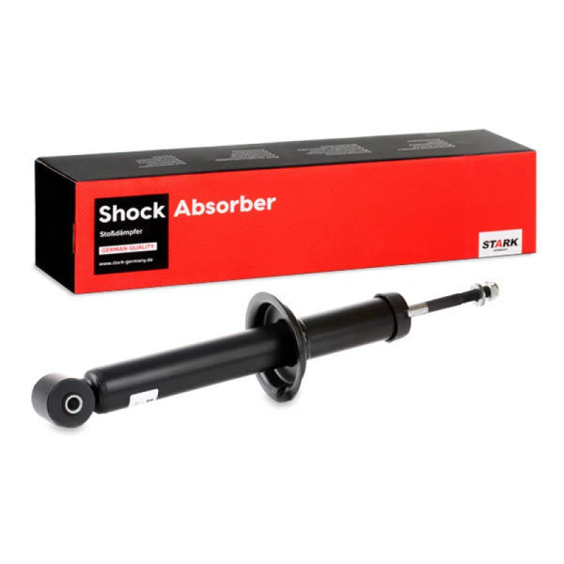 Image of STARK SKSA-0131977 Shock absorber Rear Axle, Gas Pressure, Twin-Tube, Spring-bearing Damper, Top pin Shock Absorber (854)