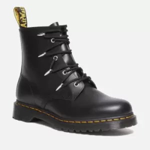 Image of Dr. Martens Womens 1460 Leather 8-Eye Boots - Black - UK 4