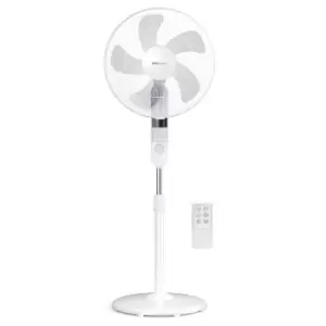 image of 16-Inch Pedestal Fan with 4 Fan Modes and Remote Control